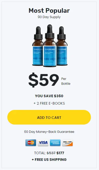 CereBrozen 3 bottle order